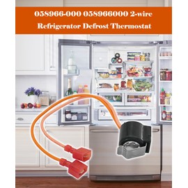 058966-000 Refrigerator Defrost Thermostat Replacement Part Fit For Some Viking Refrigerators/Freezers - Replaces AP6040103, PB910259, 10442407, V10442407 etc