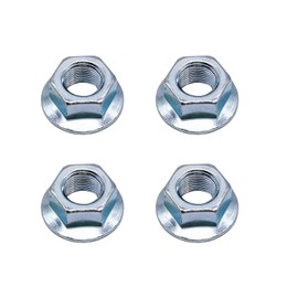 Hex Flange Nut 712-0417A,Spindle Blade Hex Nuts 912-0417 912-0417A 712-0417 Compatible with Troy-Bilt Cub Cadet 4 PCS