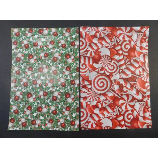 Unbranded/Generic 50 10x13 Christmas and Candy Cane Designer Mailers Poly