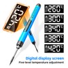 Cordless USB Rechargeable Portable Soldering Iron, Digital adjustable display screen,