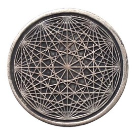 'Good Luck Coin "Kosmos Copper Tin-plated 4 cm