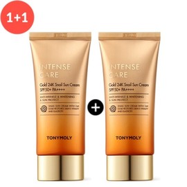 TONYMOLY (롯데백화점)(1+1) 인텐스 케어 골드24K 스네일 선크림 (1+1) Intense Care Gold 24K Snail Sunscreen
