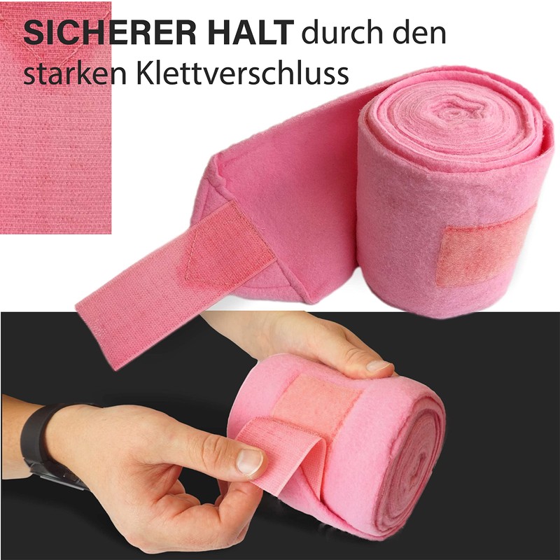Fleece Bandages for Horse with- Horse Fleece Bandages in Set