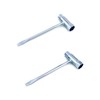 QWORK® Combination Spanner Wrench, T-Wrench for Chainsaw Saws, 13mm x
