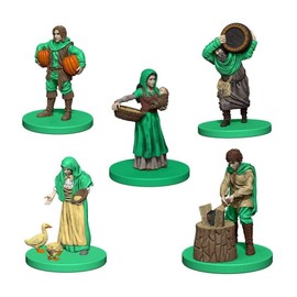 Mayfair Games Europe MFG72867 Agricola Game Expansion: Green (5 Figures), Mehrfarbig