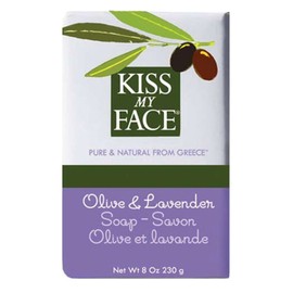 Kiss My Face Olive Oil & Lavender Bar Soap 8 oz (Pack of 2)