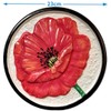 Poppy Garden Concrete or Plaster Plaque Mould Stepping Stone Mold