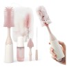 Momcozy Cepillo Limpiar Para Biberones Bebé Rosa Ls002, Cepillo Limpiador