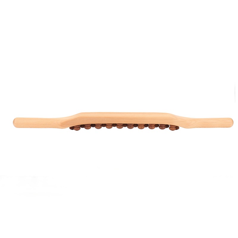 Wooden Scraping Stick Relieve Fatigue Reduce Soreness Double Sided Massage
