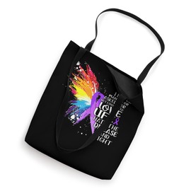 Hidradenitis Suppurativa i choose to LOVE LIFE and FIGHT Tote Bag