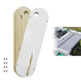 AGILLE Zero Clearance Inserts for Metabo HPT C10RJS Table Saws, Compatible with Metabo HPT 374761 Dado Table Insert, Precise Cuts with No Tear-out, Improve Dust Flow, Includes Off-set Screws, 2-pack