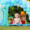 TONIFUL 40 Inch Large Teal Blue Number 10 Balloons Giant