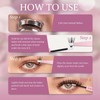 FADLASH DIY Eyelash Extension Kit, 240Pcs Lash Clusters with Lash