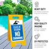 Class in Session No Swimming Folding Floor Sign, 10x16 Inches,