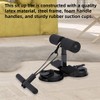AIMALL Sit-Up Assistant with Double Suction Cup and Resistance Band