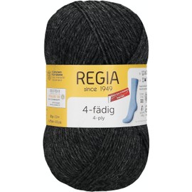 Regia 9801276 4-Ply Sock Knitting Yarn, 50 g Ball, 13 x 6 x 7 cm