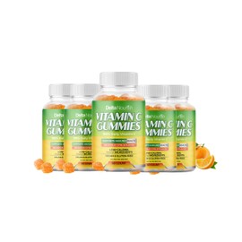 Delta nourish Delta nourish Vitamin C Gummies - Immune Support Supplement - 200mg Vitamin C Per Serving - Non-GMO, Gluten-Free, Natural Citrus Flavor - Antioxidant Support - 60 Gummies (5)