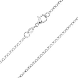 Nimbus Astelier S925 Silver 16" 18" 20" 22'' 24" 26'' 28" 30" Inch 2.0mm Thick Chain Choker Long Necklace Gift For Women Men Delicate Jewellery (Cross Chain, 28.0 inches)