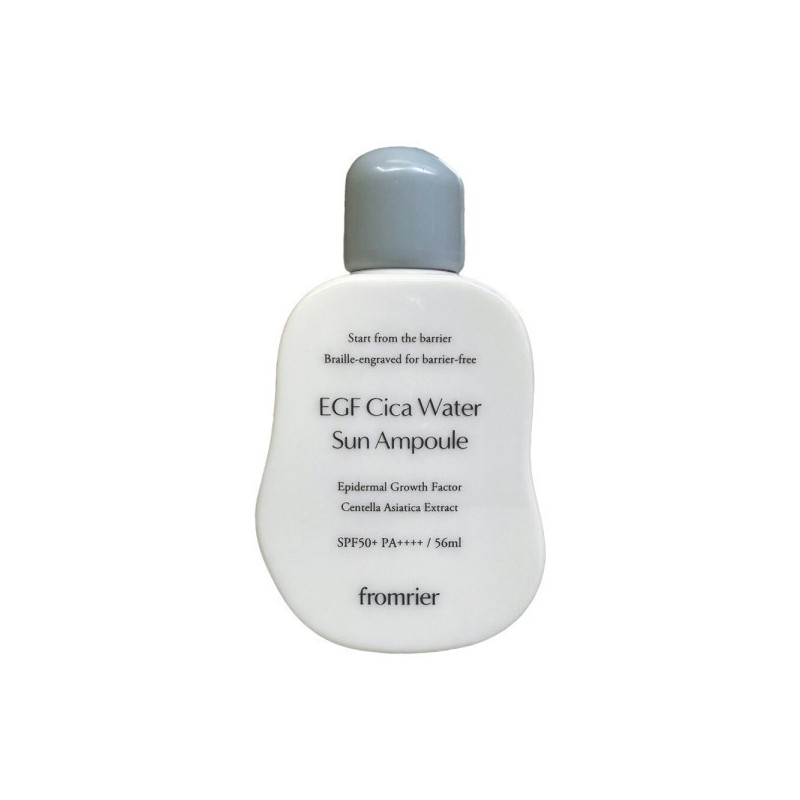 Fromlie Vegan EGF Cica Water Sun Ampoule 56ml (SPF50+) 2