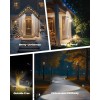 POLIGHTY 6 Pack Solar Powered Outdoor Spot Lights Outside Waterproof