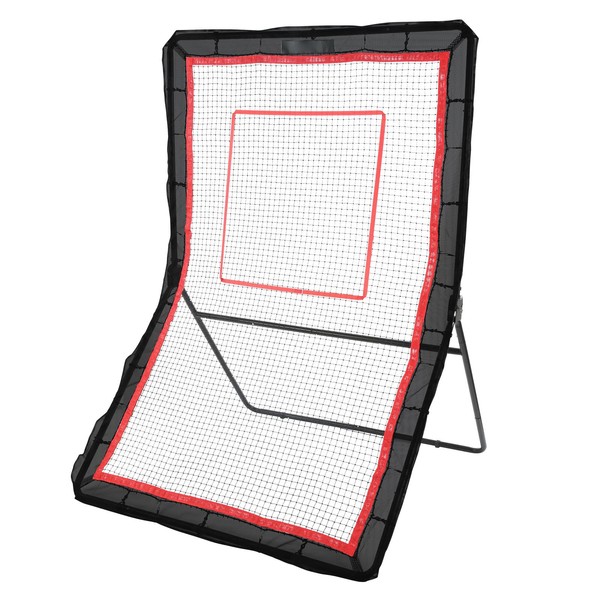 Happybuy Lacrosse Rebounder for Backyard, 5x7 Ft Volleyball Bounce Back