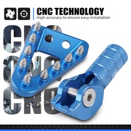 NICECNC Blue Gear Shifter Shift Lever Brake Pedal Plate Replacement Tip Compatible with Husqvarna 2016 TC125 FC250 350 450 2017-2022 TE TX TC FC FX FE 125-501,XCW XCFW,See fitment