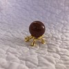 NJ Traders Warehouse 1 Goldstone Gemstone 20mm Sphere on Gold