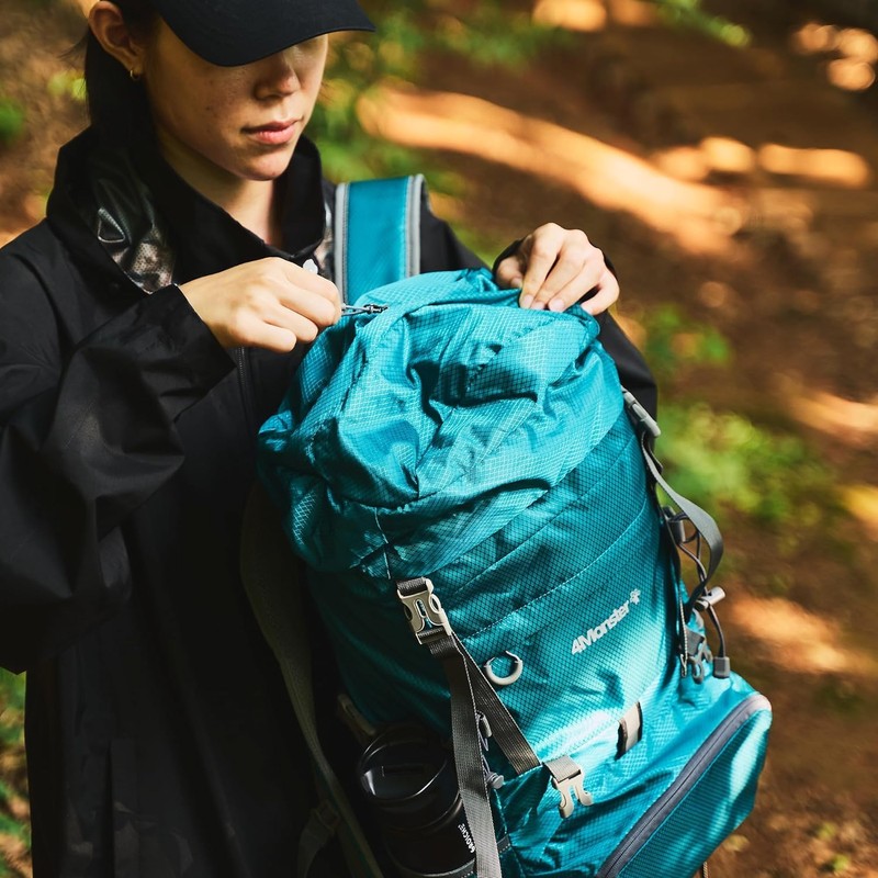 4Monster Backpack Mountaineering Backpack Outdoor Zack, blue