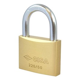 CISA 22010 mm.60 Brass Padlock (Pack of 6) (CISA)
