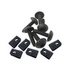 Body Panel Screw and Flat Nut Fastener Kit – Compatible