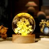 JFTOSALE Yellow Daisy Decorative Ball Night Light - 2.4 Inch