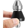 Sewer Cleaning Tool High-pressure Nozzle,Pressure Washer Sewer Jetter Nozzle,1/4'' 6