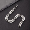 ULLMYYL Hip Hop Stainless Steel Cuban Link Chain Bracelet for