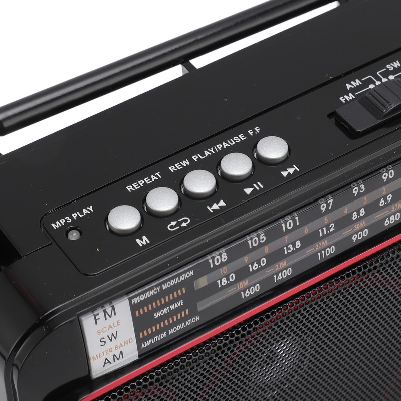 Portable Shortwave Radio FM AM SW Bluetooth 5.0 Multifunction Multi