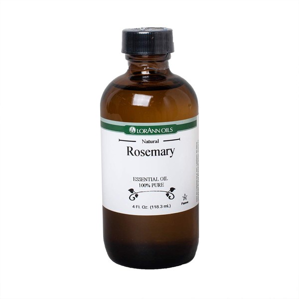 LorAnn Super Strength Rosemary Oil, Natural Flavor, 4 ounce bottle