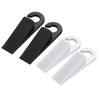 Guranko Doorstop, TPR Material, Soft and Scratch Resistant, Anti-Slip Knurled