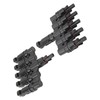 Solar T Branch Connector 1 to 5 PPO IP67 Waterproof