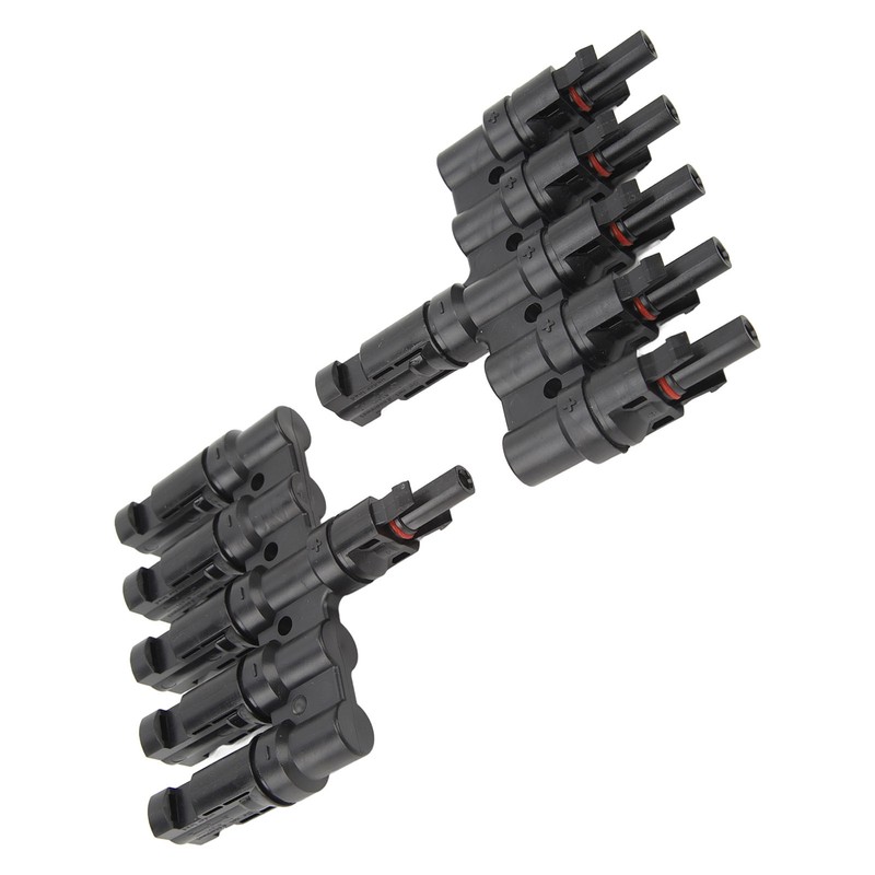 Solar T Branch Connector 1 to 5 PPO IP67 Waterproof