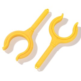 WGFOIP Marine Rowlock, Stable Oar Lock, Professional Plastic 2 Piece Safe for Dinghy Yacht (Yellow)