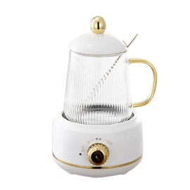 Portable Electric Kettle Stew Cup 450ML Health Cup Mini Slow Cooker Kettle Office Flower Teapot Split Tea Boiler