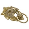 United Graphix Decorative Lion Face Brass Metal Door Knocker Traditional