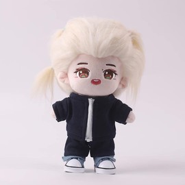 niannyyhouse Sportswear Uniforms 7.8"（20CM） Plush Doll Stuffed Figures Toys Clothes (Navy Blue)
