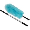 CleanAide Electrostatic Dusting Wand with 3-Section Extendable Pole, Reaches Up