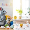 DoubleFill 12 Pcs Mini Goose Figurines Tiny Resin Goose DIY