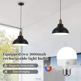 Battery Operated Pendant Lights,Rechargeable Pendant Light with Remote,Black Gold Pendant Light Fixtures for Kitchen Island,Modern Industrial Hanging Lights for Dining Room Hallway Entryway(2 Pack)