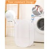 Durable Collapsible Laundry Baskets, Reinforced Mesh Pop Up Laundry Hamper,
