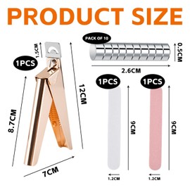 13 Piece Nail Cutting Set, Nail Clippers, Nail Clippers Magnets, Acrylic Nail Clippers Tools, Acrylic Artificial Nail Clippers with Magnets