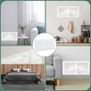 2 Pcs 14 x 6 Inch Aluminum Gable Vents Attic