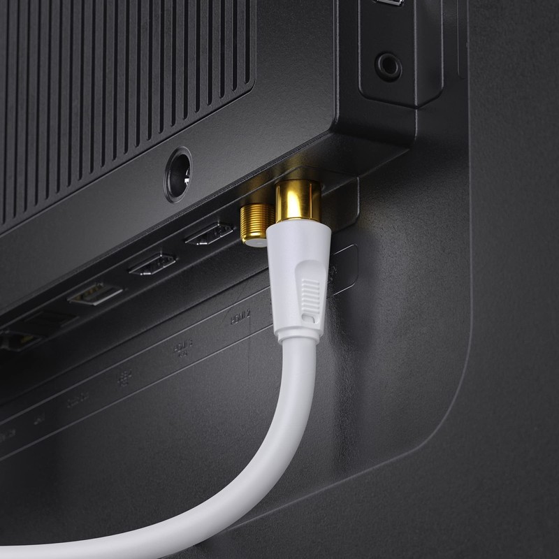 sonero Antennenkabel SAT Kabel Koaxialkabel Satelitenkabel mit Ferrite TV 4fach