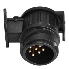 Trailer Plug Converter, 12 V 13 Pin to 7 Pin N & S Trailer Socket Adapter Plug Converter Plug for Trailer Caravan